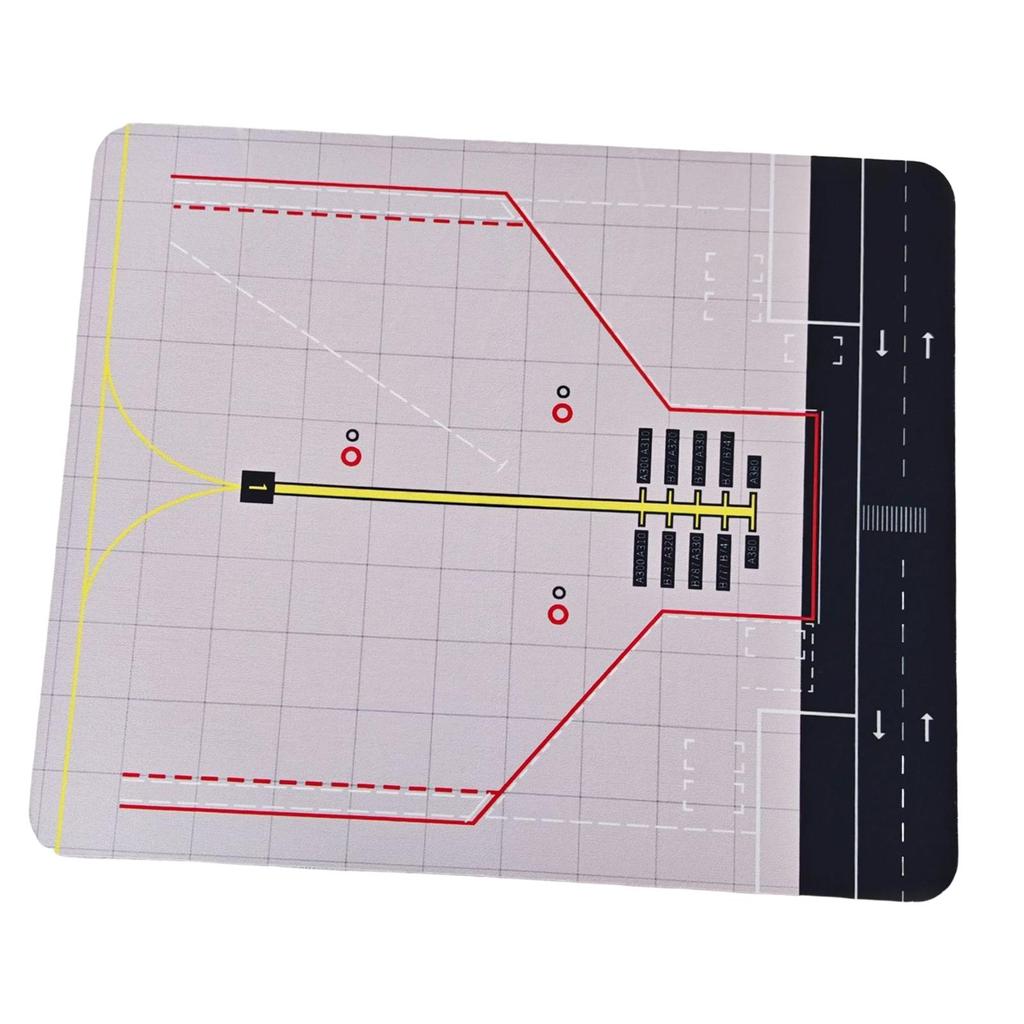 Airplane Parking Apron Model Mat Decoration Layout 1/200 Scale