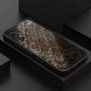 Персидский ковер Цветочный узор Для Samsung S 26,25,24,23,22,30,21,10,9,Ultra,Plus,Lite,FE,4,5G Черный Мягкий чехол Чехол для телефона