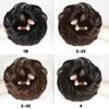 MISSQUEEN Synthetic High Bun Messy Bun Wig With Hair Extension Ponytail Band Elastic Rubber Band High Bun Ponytail Wig Extension Curly Ponytail Lady