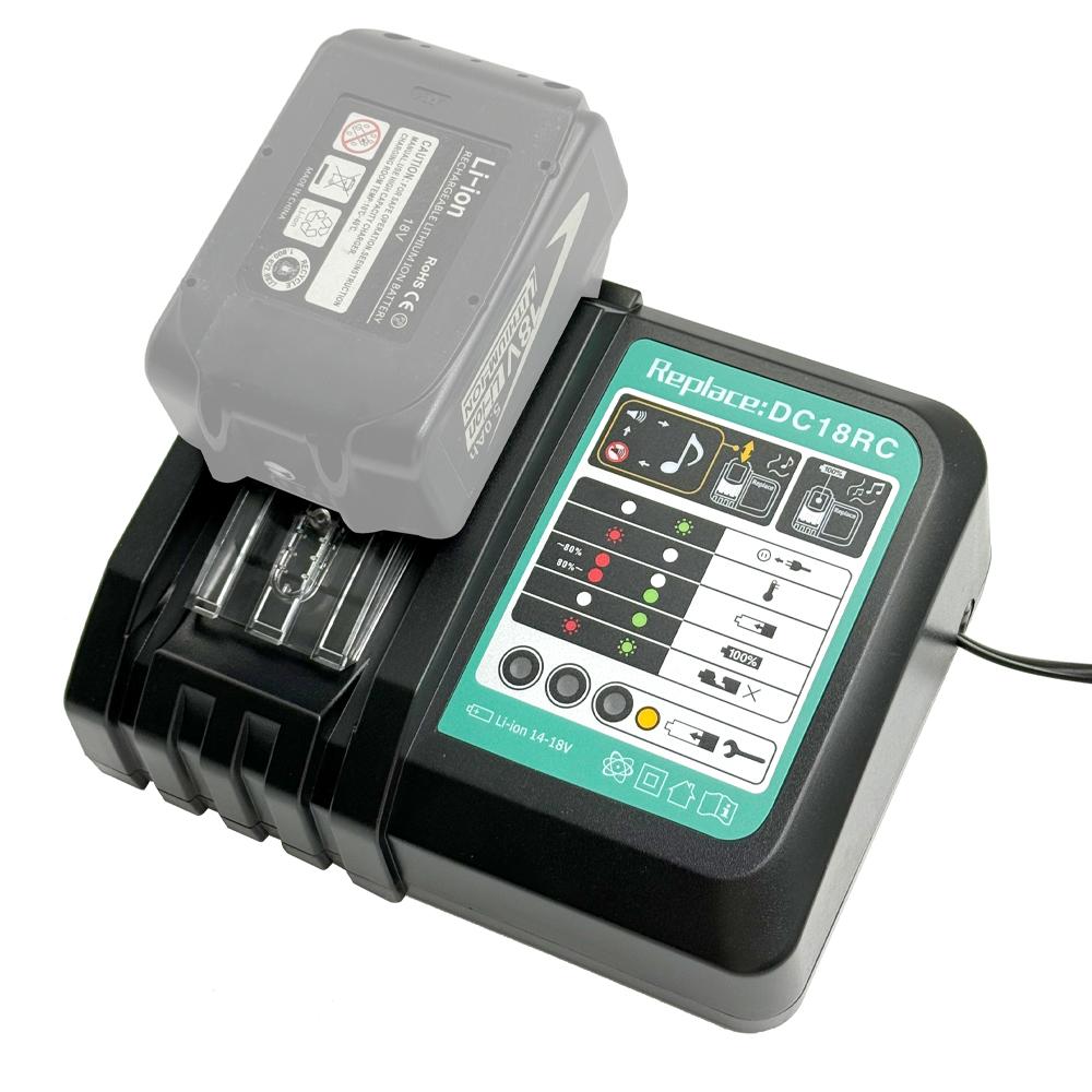DC18RC Li-ion аккумулятор 3A зарядное устройство для Makita 18V 14.4V BL1860B,BL1850B,BL1840,BL1830,BL1820,BL1415,BL1440 зарядное устройство для электроинструмента