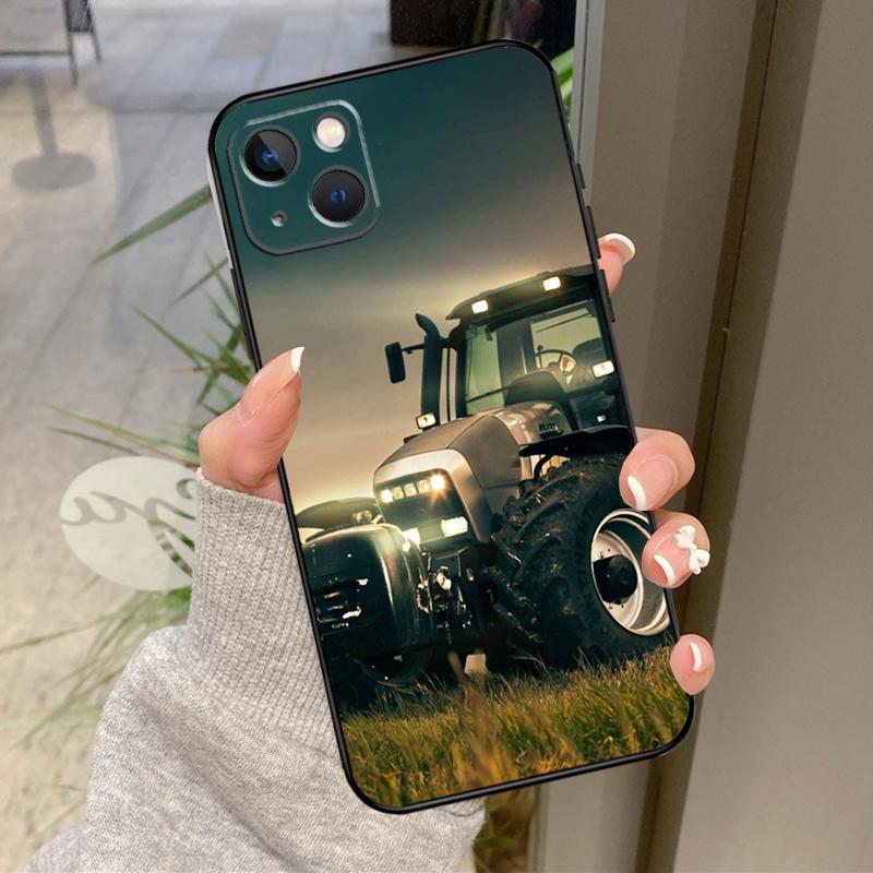 Фермерский трактор Чехол для iPhone 17 Pro Max 15 14 13 12 11 16 Pro Max Plus 12 13 Mini 16e 17 Air Задняя крышка