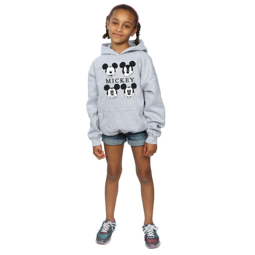Disney Толстовка с капюшоном для девочек Микки Маус Четыре головы