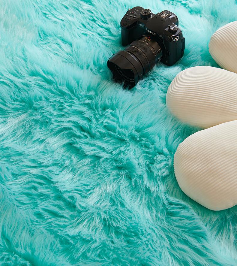 Мягкий пушистый ковер для спальни, меховые напольные коврики, пушистый коврик для детской комнаты, овчинные диванные подушки, мохнатый ковер для гостиной