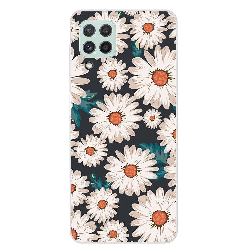 Чехол для Samsung Galaxy M22 M32 4G, задняя крышка для телефона Samsung M22, мягкий чехол для Samsung M32 4G M 22 32, черный чехол из ТПУ 6,4 дюйма