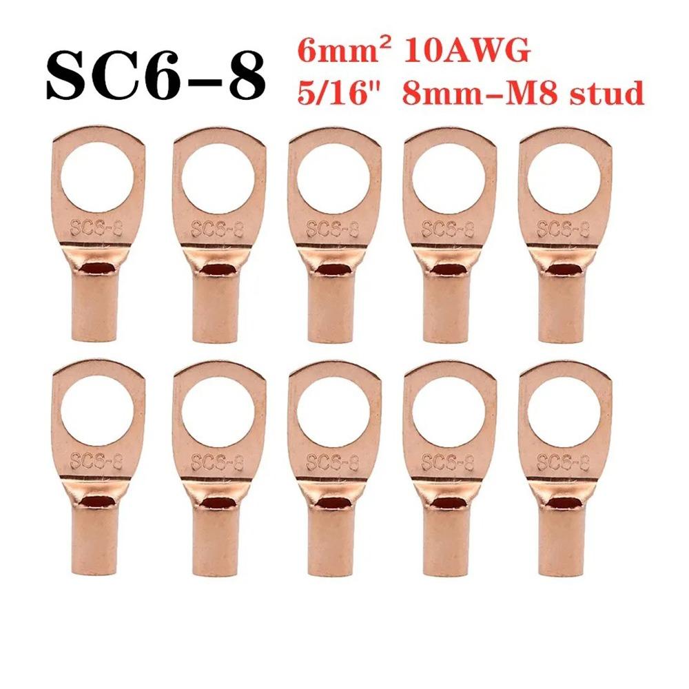 Проводной соединитель Медный Медный Клеммный Неизолированный Маленький Клеммная колодка Кабельный наконечник Кабель