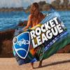 Полотенце для пляжа Rocket League Мультяшное Милое Летнее Детское Большое для Ванны Бассейна Пляжа Микрофибра Впитывающее Для Плавания Путешествий