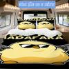 Fun duck Pattern Bedding,Quilt Set Quilt Cover Pillowcase Home Birthday Gift (1*duvet cover+2*pillowcase,without core)ZSJT0917339