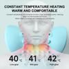 Electric Neck Massager Pulse Neck Stretcher Cervical Traction Relax Heat Cervical Pillow Massage Shoulder Spine Correction