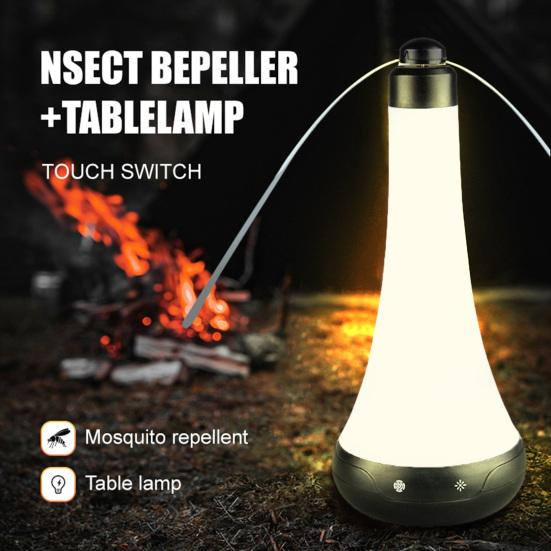 Fly Repellent Fan with Reflective Strip USB Rechargeable Outdoor Camping Fishing Picnic Indoor Desktop Food Fan Portable Silent Foldable