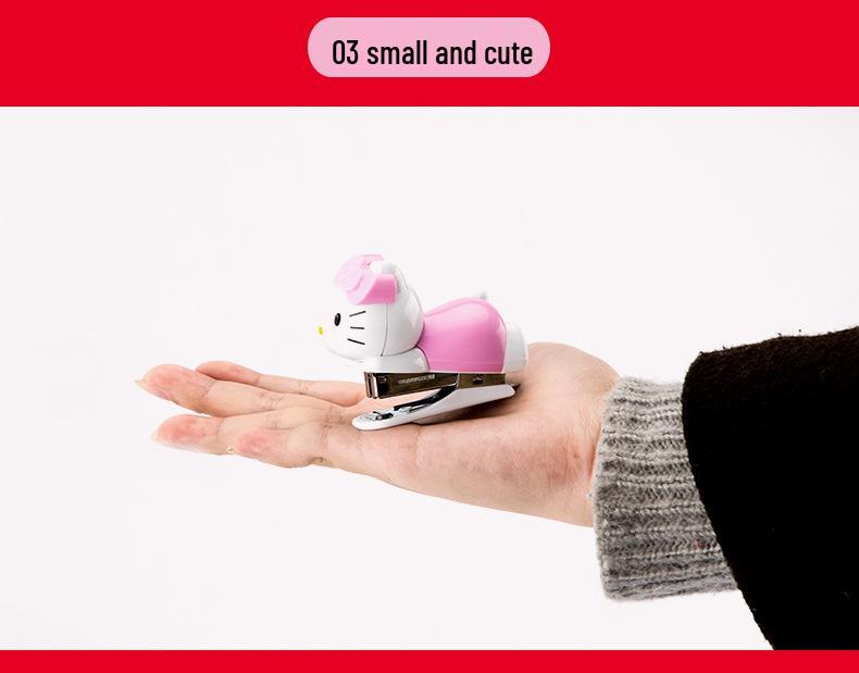 KT86216 Милый мультяшный мини-степлер для студентов - Нет. 10 Бумажная папка