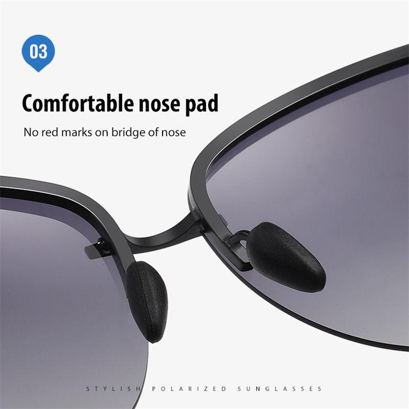 aoron Женские поляризованные солнцезащитные очки Уличные модные очки градиентного цвета Классические спортивные очки для рыбалки и вождения Защита от ультрафиолета UV400