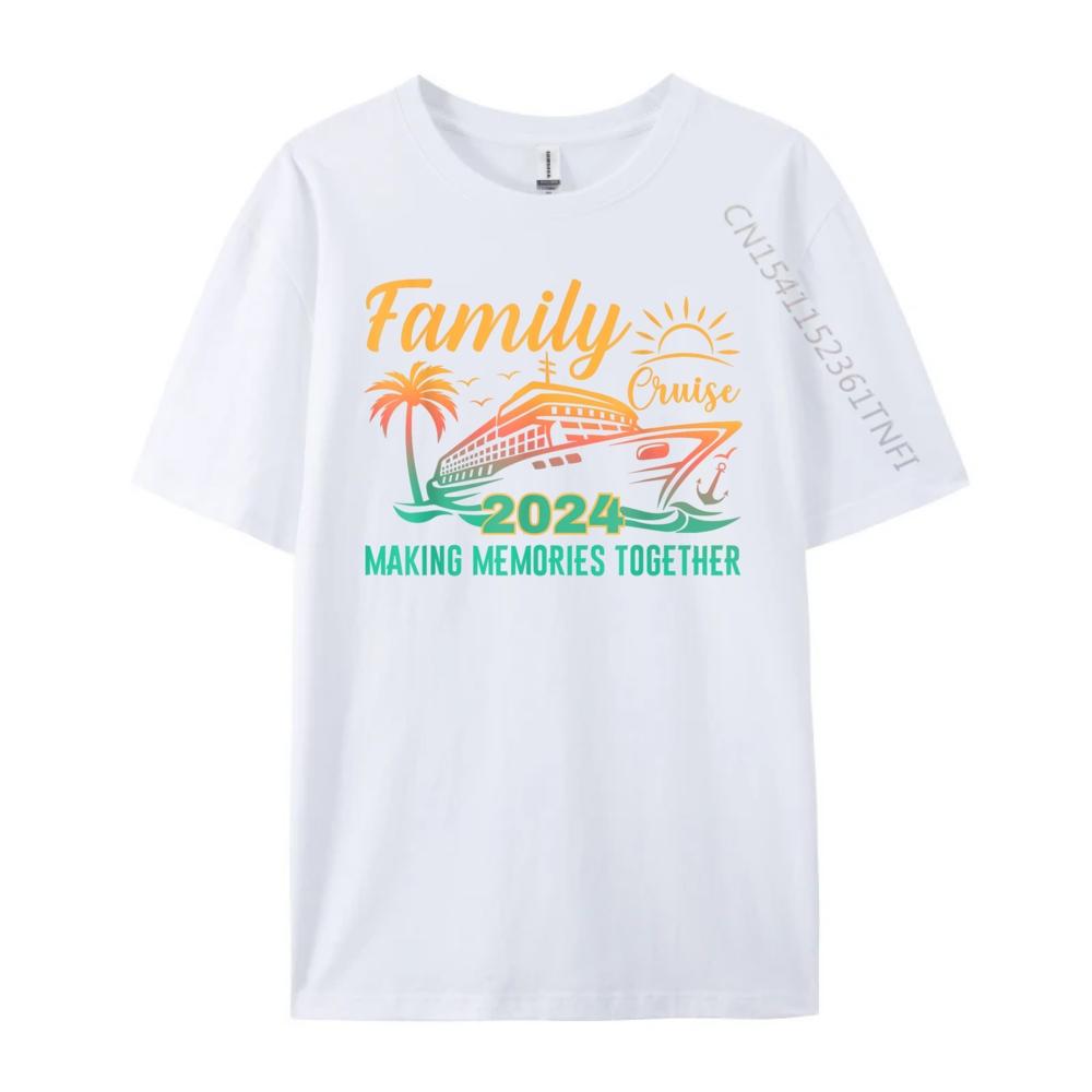 Family Cruise Making Memories Together Vacation Boat Black T Shirt Mens Clothing Game