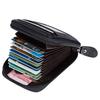 1pcs Organ Card Bag, Portable Women's Short Bank Card Cover, Business Card Clip Zipper Vertical Handheld Bag
