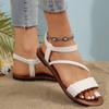 New Summer Sandals Travel Women Shoes New Sandal Sole Durable Sandal Ladies Outdoor Beach Slippers Platform Sandals Size 36-43