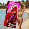 Customizable personalized beach towels Garten Of Banban themed designs.Suitable for the beach, yoga, sports;ideal as beach accessories