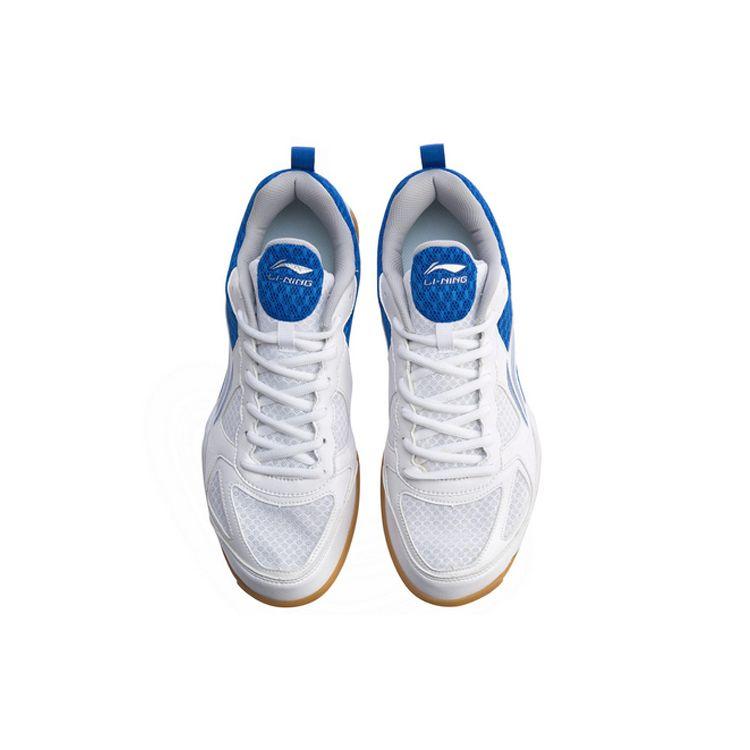 Li Ning амортизирующие износостойкие нескользящие низкие кроссовки мужские кроссовки белые синие APTP001-1