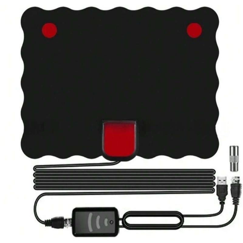 HD Цифровая ТВ Антенна Маленькая Внутренняя Наружная - Поддержка 4K 1080P для Смарт и Старых Телевизоров Бесплатные Местные Каналы