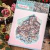Мистер. Книга-наклейка для ландшафтного дизайна, бумажная миниатюра, 20 листов/упаковка, стиль китайских древних пейзажей, Книга-наклейка с сценами, Домашний декор, Подарок