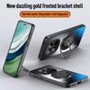 Роскошный матовый AG чехол с вращающимся на 360° кронштейном для Magsafe телефона для Redmi Note 15 Pro Plus, ощущение кожи, защита объектива камеры, мягкая крышка