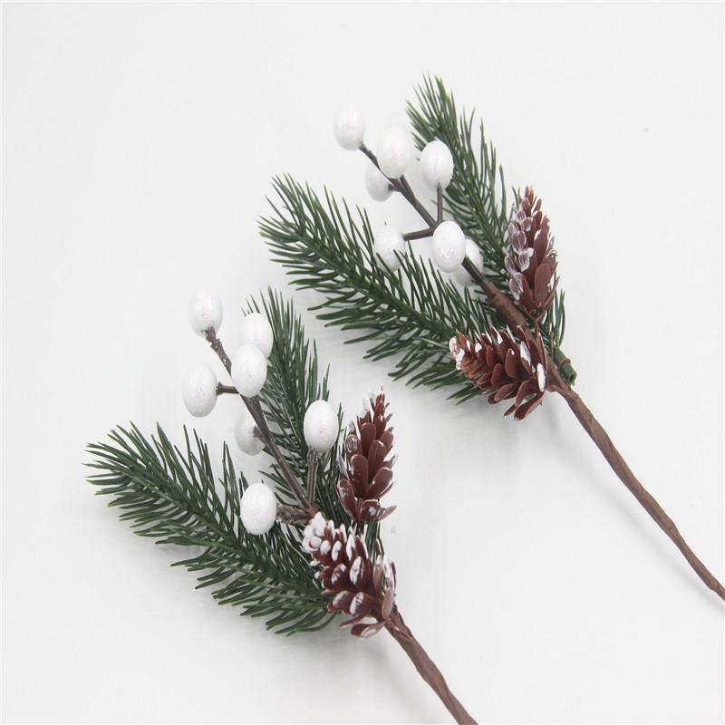 Snowflake Jute Rope & Red Berry Christmas Bouquet DIY Wreath Accessories
