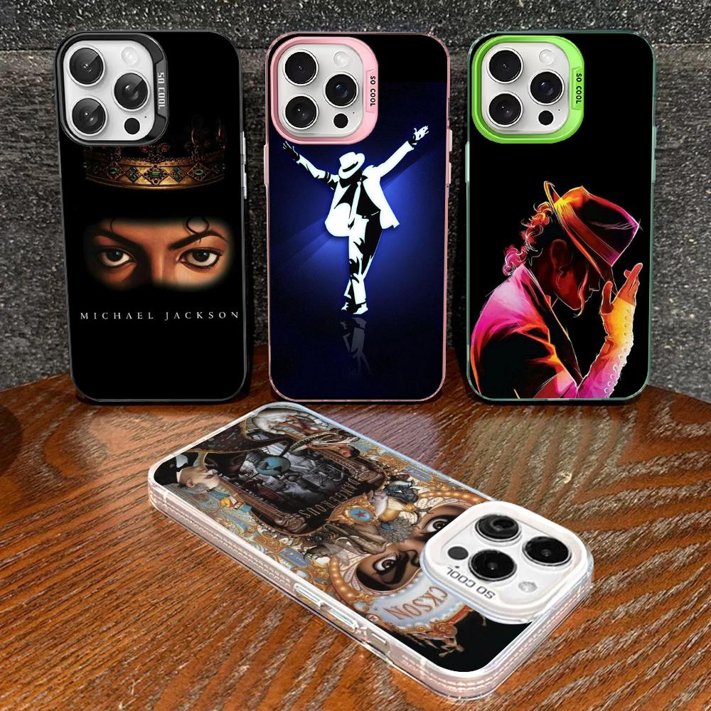 Чехол для телефона Майкл Джексон Горячий певец Для IPhone 16 15 14 13 12 11 Pro Max X XR XSMAX 8 7 Plus Матовый Ударопрочный Задняя крышка