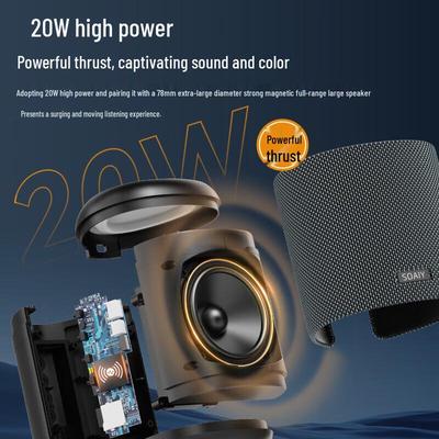 Souyid S37MAX Портативная уличная Bluetooth-колонка, штекер CN (адаптер в комплекте)