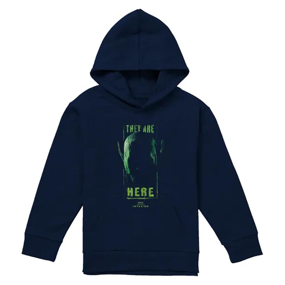 Secret Invasion Childrens/Kids They Are Here Pull Over Hoodie