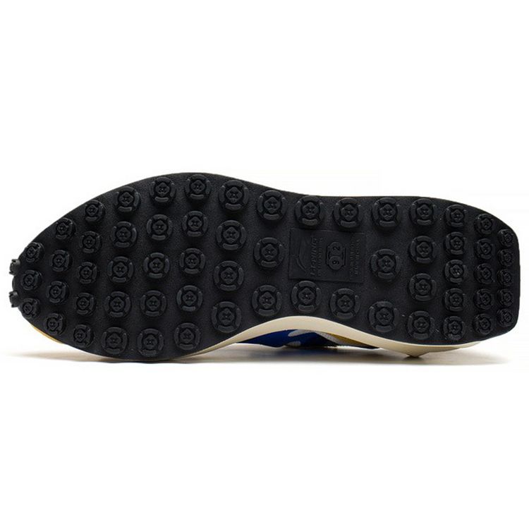 Li Ning Fang Yuan Низкие спортивные повседневные туфли мужские кроссовки желтые белые синие AGCS107-4