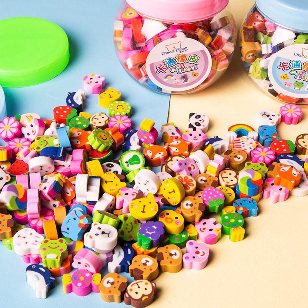 Wipe Clean Animal Christmas Cartoon Rubber Correction Supplies Eraser Student Learning Stationery
