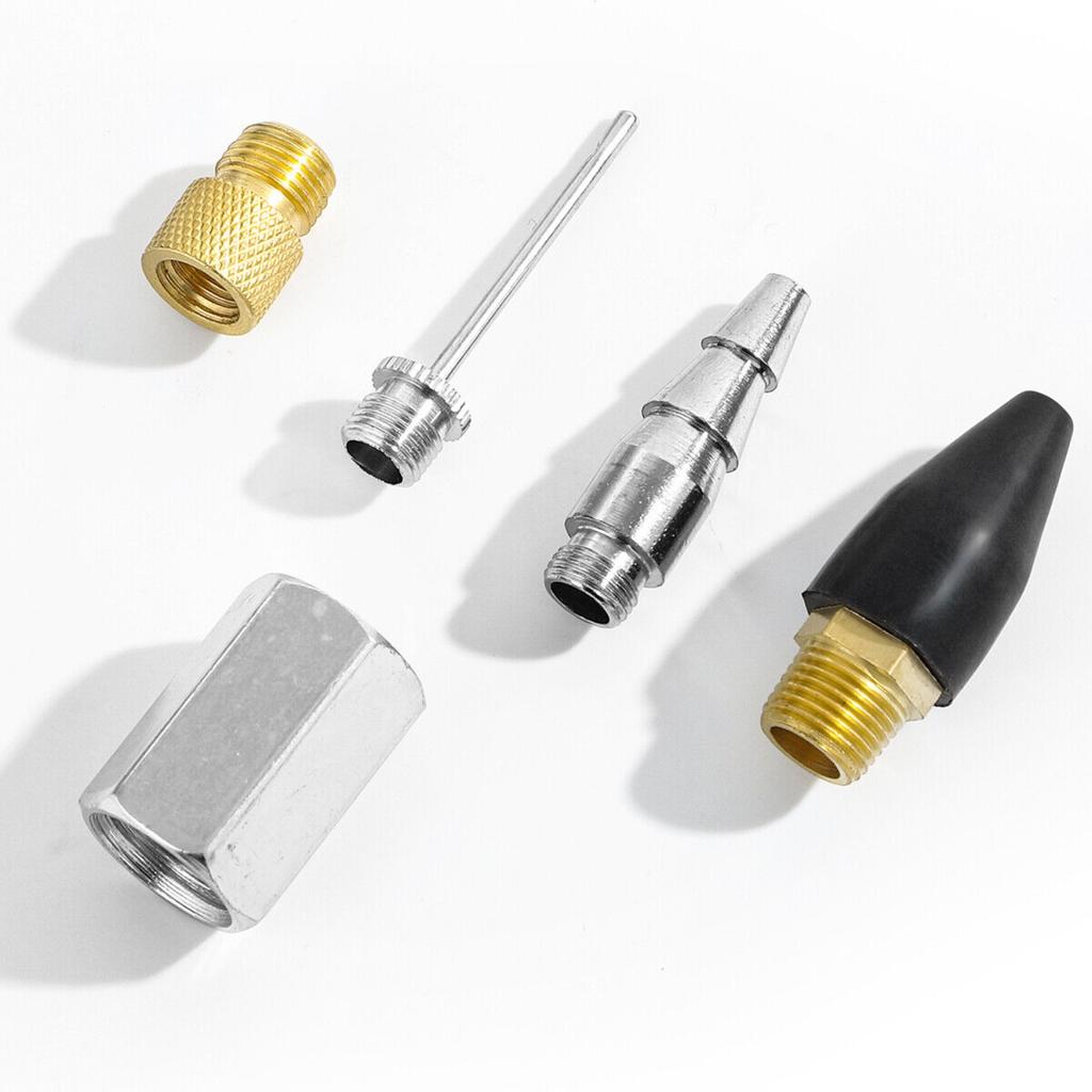 Набор аксессуаров для воздушного компрессора 20 шт. 25-футовый спиральный воздушный шланг, пистолет, набор насадок, 1/4" NPT