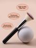 1pcs Flat Head Makeup Brush Soft Bristles Loose Powder Brush Blush Brush HighlightBrush Multifunctional Novice Facial MakeupTool