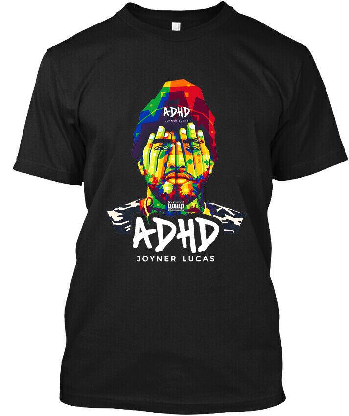 NEW! Popular Joyner Lucas ADHD American Vintage Graphic Logo T-Shirt Size S-4XL Unisex T-Shirt