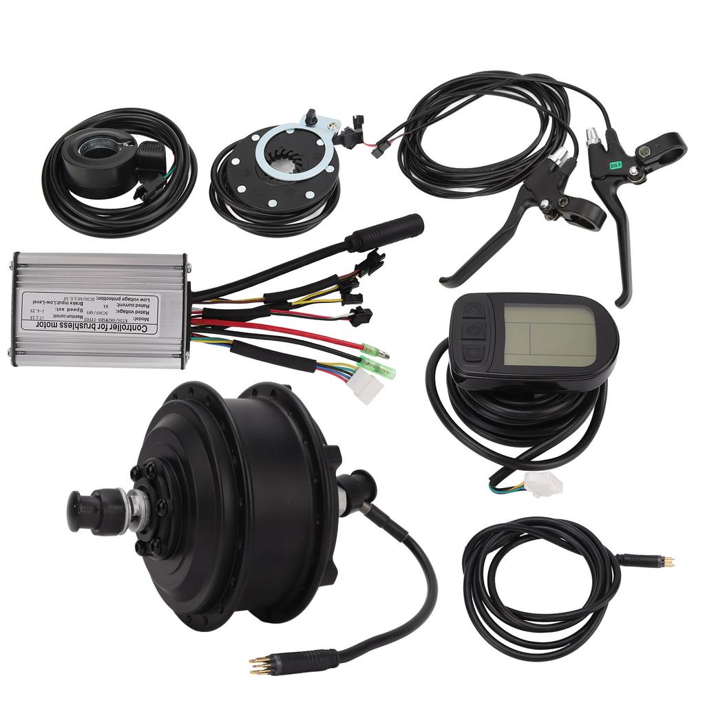 Комплект для переоборудования горного велосипеда 36 В 350 Вт, модифицированный мотор переднего привода для горного велосипеда, электровелосипеда, подходит для 26-дюймового