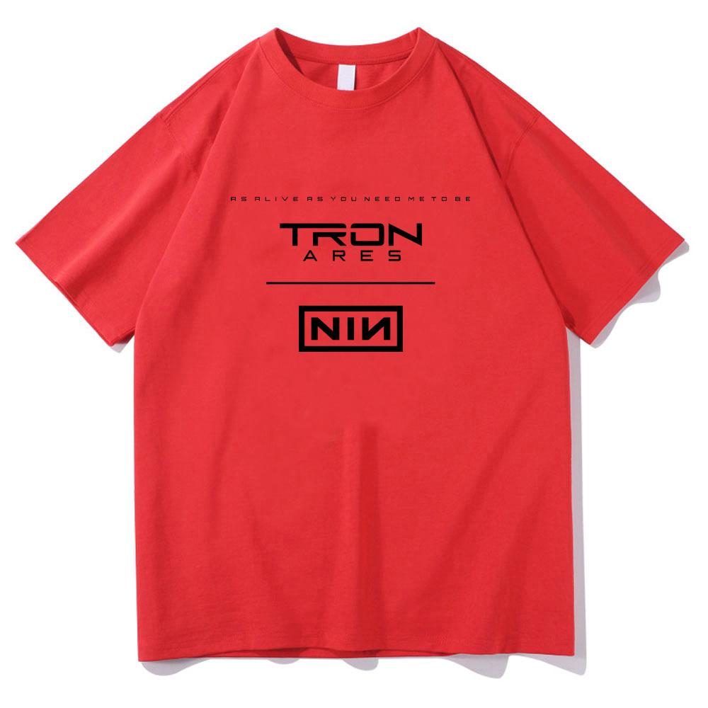 Nine Inch Nails As Alive As You Need Me To Be Graphic T Shirts Rock Band Men's Summer Casual Sports Comfortable Loose Tee Unisex
