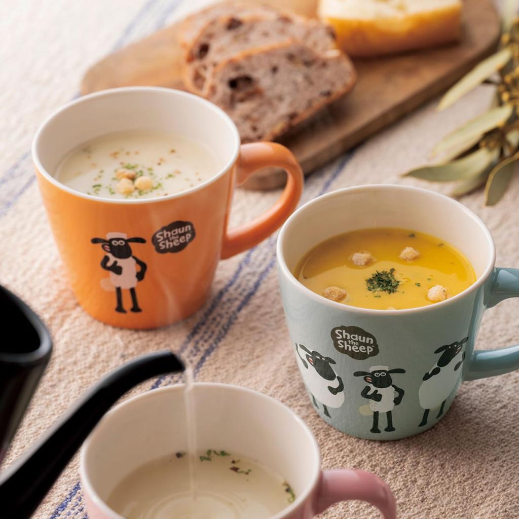 Кружка AITO "Барашек Шон", прибл.. 300 мл, Шон говорит, Мино Яки, Сделано в Японии, 245006