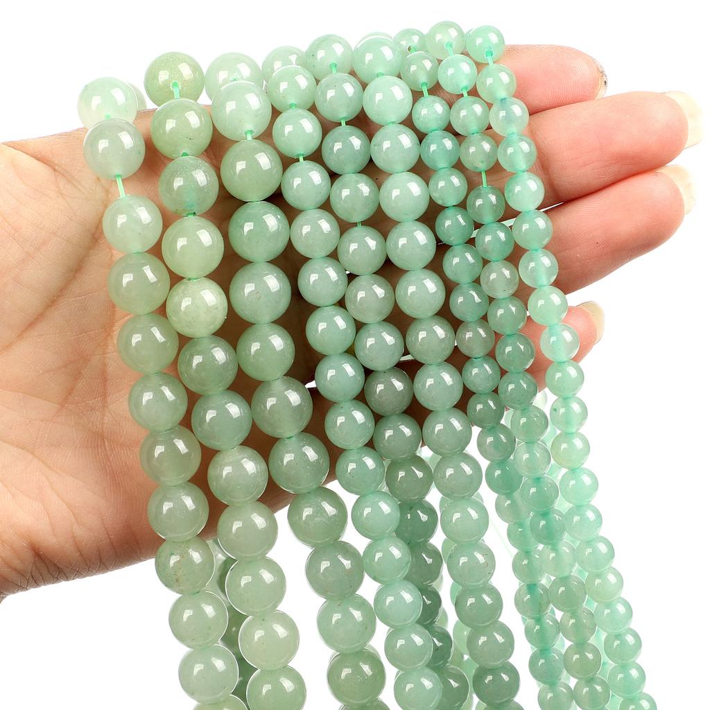 Natural Stone Beads Tiger Eye Amazonite Rose Quartz Turquoises Obsidian Agates Beads For Jewelry Making DIY Bracelet 4 6 8 10mm
