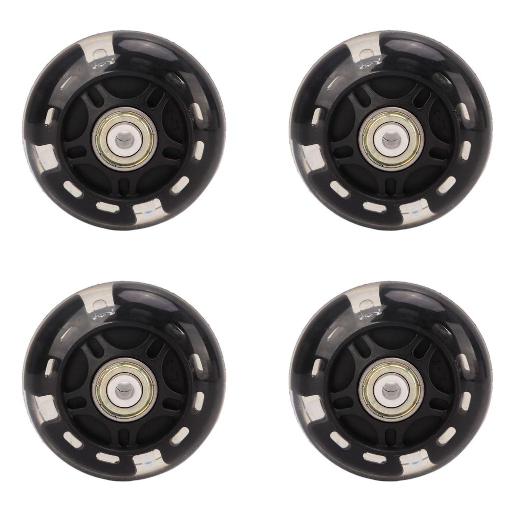 4 PCS Inline Skate Flash Wheel Roller Skate PU Wheels Replacement Skate Wheels 69mm