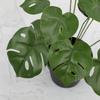 Искусственное растение в горшке Реалистичное искусственное зеленое растение Долговечное горшечное растение Монстера