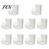 Heavy Duty Light String Clamps Outdoor Clips, Black Plastic Organize Hooks, Eave Cord Holders Weather Resistant Snap-on Fasteners for Garden Backyard