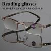 New Reading Glasses Men Magnification Eyewear Presbyopic Glasses Diopter Dimond Cutting +1.0 To +4.0 Blue Light Glasses