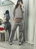 Women's 2-Piece Color Block Long Sleeve Casual Lounge Set Cotton Sweatsuit 2026 New Style