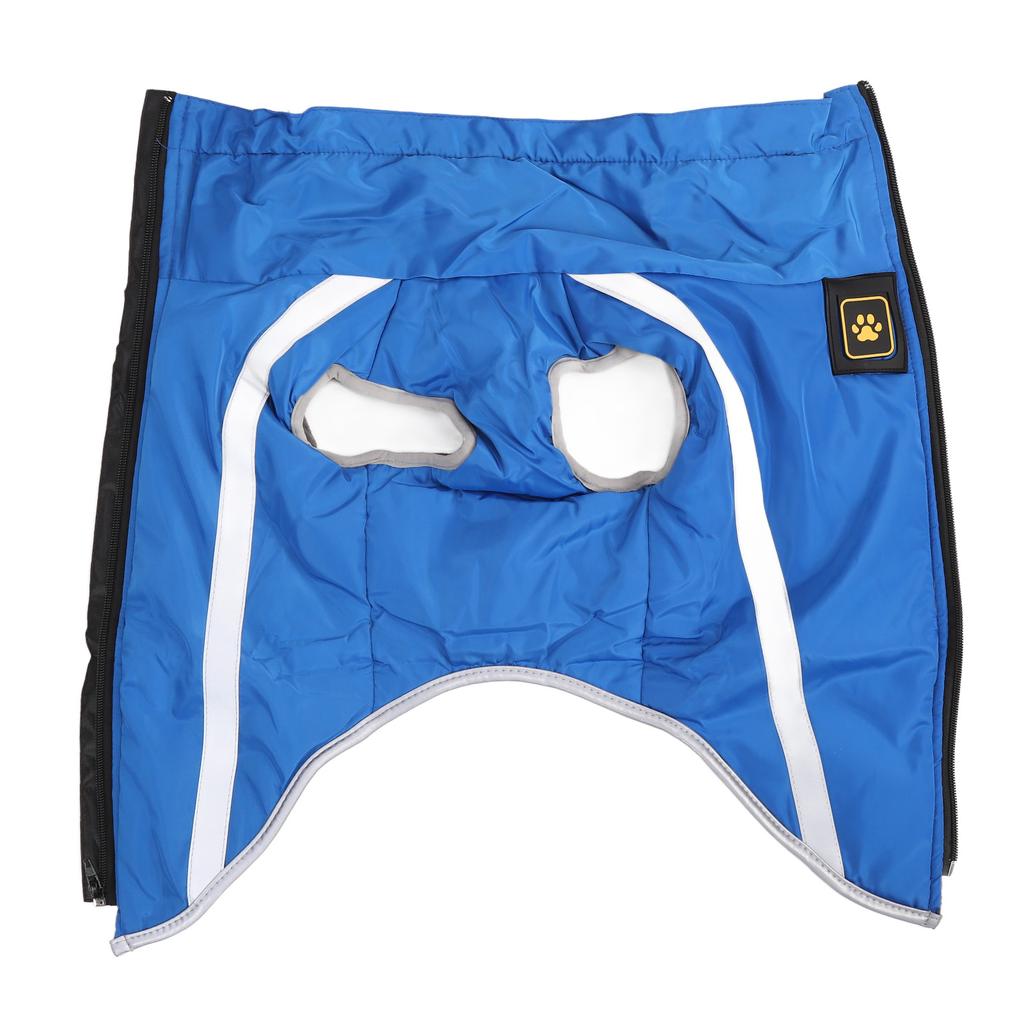 Dog Jacket Polyester Reflective Autumn Winter Warm Comfortable Pet Warm Clothes for Large Dogs