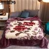 Fleece Blanket Heavy Korean Mink Blanket 150x200cm Soft and Warm Thick Raschel Mink Blanket for Autumn,Winter,Bed,Home,Gifts