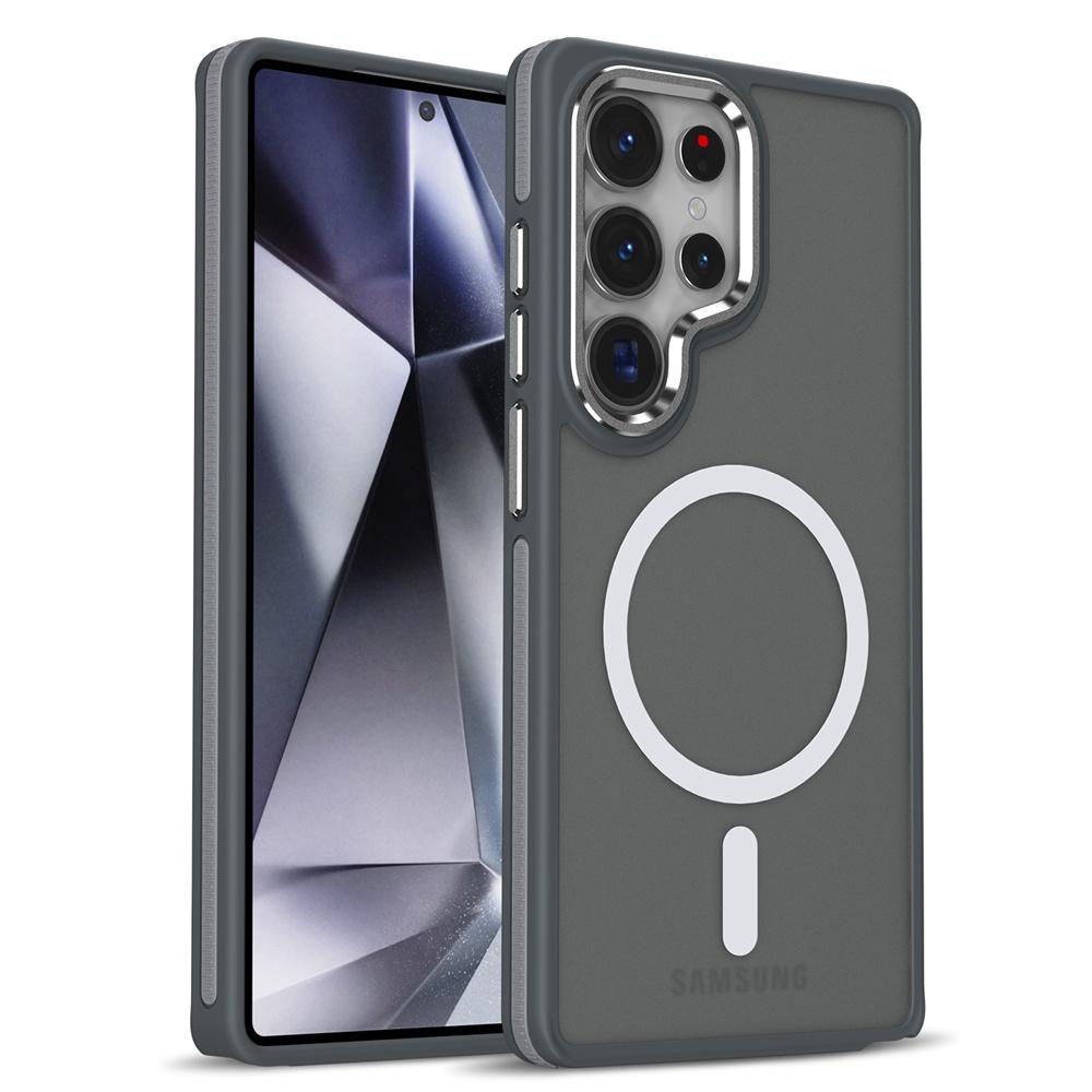 Чехол для телефона Magsafe с магнитом, премиальное качество, для Samsung Galaxy S25 Plus S24 Ultra S23 FE S22, с поддержкой беспроводной зарядки, противоударный