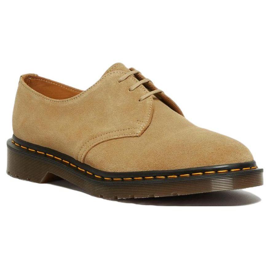 Доктор. Martens 1461 Made in England Бежевые замшевые кроссовки унисекс Buck коричневые 27651250