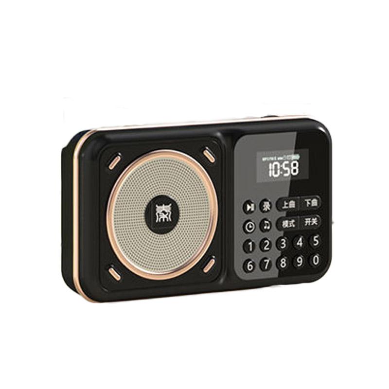 Retro Bluetooth Speaker Wireless Hifi Sound Audio System Portable Music Player with HD Reduction MIC HIgh Sensitivity FM Radio