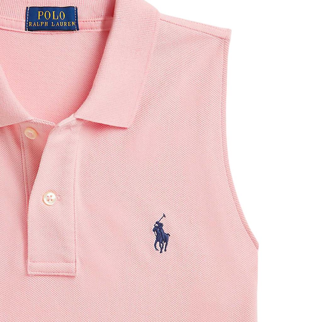 Женская футболка-поло Polo Ralph Lauren с планкой на пуговицах, без рукавов, приталенная, топы WMPOKNINB920333-650