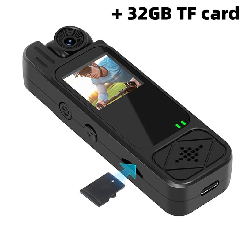 HD 1080P Мини-камера Портативный Цифровой Видеорегистратор Носимая Полицейская Маленькая Нательная Камера Инфракрасное Ночное Видение Спортивные DV-видеокамеры