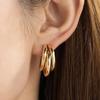 Модные позолоченные круглые серьги-кольца для женщин, винтажные геометрические висячие серьги-подвески, панк-ювелирные украшения, подарок на вечеринку