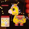 Dancing Lion Chinese New Year Lantern Cartoon Horse New Year Hanging Lantern  Spring Festival
